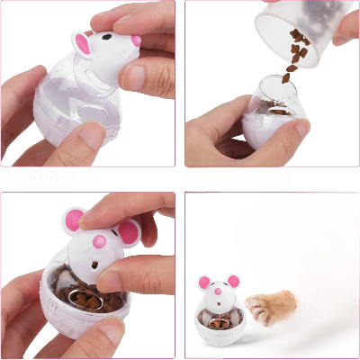 Balle chien - FeedBall™ - Souris Blanche