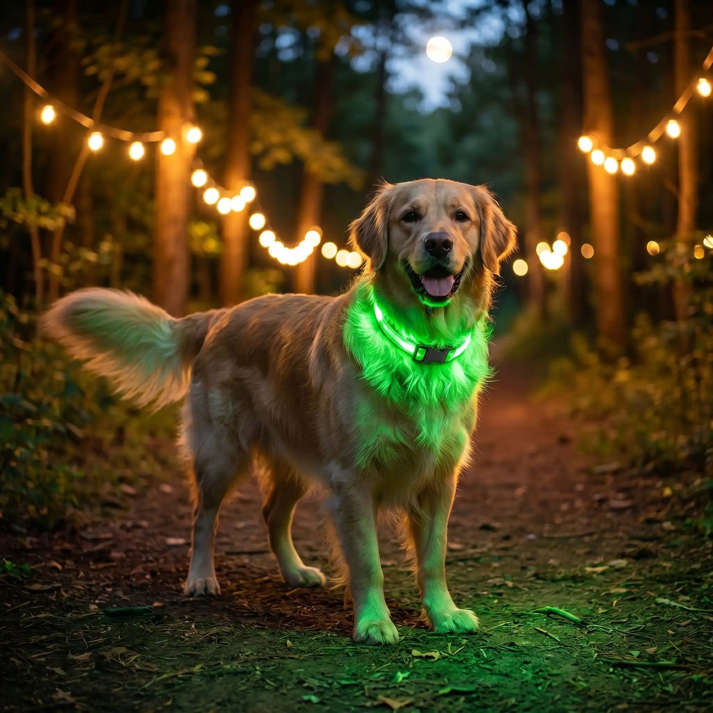 Collier chien | Lumineux LED Rechargeable